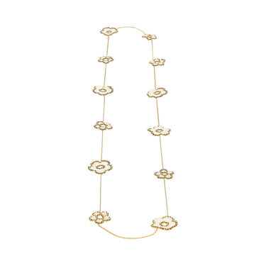Collar 12 nomeolvides dorado.
